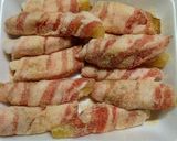 ヤーコンの豚バラ肉巻き唐揚げ作り方3写真