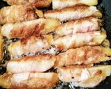 ヤーコンの豚バラ肉巻き唐揚げ作り方5写真