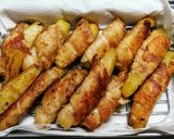 ヤーコンの豚バラ肉巻き唐揚げ作り方6写真