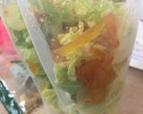 2018柿と白菜フリフリサラダ♫作り方1写真