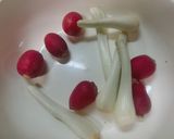 野菜の酒麹みそ漬け　トマト入り作り方1写真