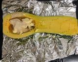 栄養満点☆濃密！焼きバターナッツ南瓜作り方2写真