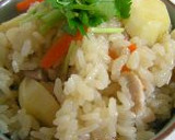 ほくほく！クワイの炊き込みご飯♪作り方6写真