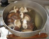 再速のしいたけの味噌汁作り方5写真