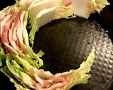 白菜のミルフィーユ蒸し作り方2写真
