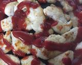 味付け簡単！鶏胸肉でケチャップ焼き作り方3写真