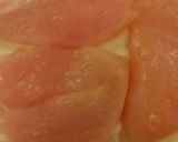 ヘルシー☺胸肉でチキンカツ❤ゆりさん風作り方1写真