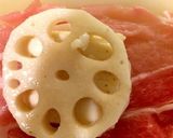 『蓮根と豆腐の豚肉巻き』甘辛焼き作り方2写真