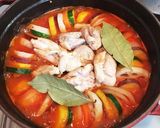 おしゃれ!リースな野菜と鶏肉のトマト煮込作り方12写真