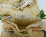 簡単！油揚げでツナと大葉の海苔ロール巻き作り方3写真