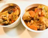 圧力鍋で野菜たっぷり手羽元トマト煮☆作り方6写真