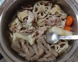 簡単。副菜。れんこん煮。作り方10写真