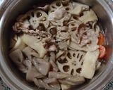 簡単。副菜。れんこん煮。作り方11写真
