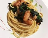 ベーコンとほうれん草の和風パスタ作り方4写真