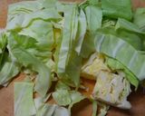 簡単❁鶏むね肉とキャベツきのこの甘酢煮♪作り方2写真