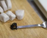 黒ごまくるみ餡の白玉団子（そば粉入り）作り方4写真