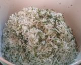 イラン料理 サブズィポロウ バ マヒ作り方4写真