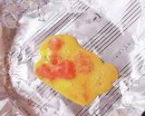 離乳食☆トマトとしらすのチーズオムレツ作り方3写真