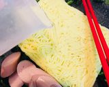 常備品で！魚肉ソーセージほうれん草焼そば作り方4写真
