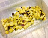 りんごとさつまいものパウンドケーキ作り方3写真