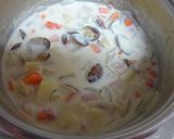 ほっこり味★具沢山♪クラムチャウダー作り方10写真