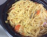 ハッシュドビーフ救済〜トマトチーズパスタ作り方5写真