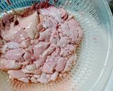 てって(ウマズラハギ)の生とも和え作り方1写真