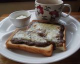 少し余ったカレーで！チーズカレートースト作り方4写真