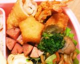 今日のキャラ弁12/20(ポムポムプリン作り方2写真
