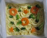 オーブンでパスタピザ作り方2写真