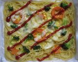 オーブンでパスタピザ作り方3写真
