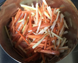 簡単 節約！大根の皮とにんじんのきんぴら作り方1写真