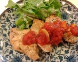 もうか鮫のソテー（トマトソースのっけ）作り方5写真