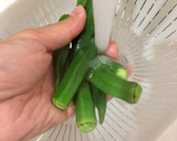 簡単に副菜を!さっぱり、おくらの梅和え作り方4写真