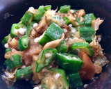 簡単に副菜を!さっぱり、おくらの梅和え作り方5写真