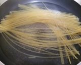 簡単、白身魚と葉にんにくパスタ(^o^)作り方3写真