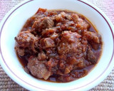 角切り牛肉のトマトと赤ワイン煮込み作り方11写真