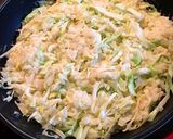 冷ご飯でキャベツたっぷりお好み焼き作り方3写真