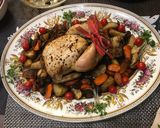 クリスマスローストチキン 赤ワインソース作り方9写真