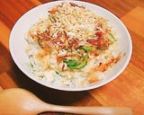 ナッツと鰹節で香り豊かさっぱり豆腐丼作り方4写真