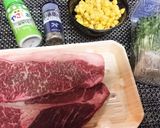 【牛肉のペッパー焼き・和風おろしソース】作り方2写真