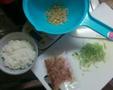 天かすのおにぎり☆ねぎ作り方1写真
