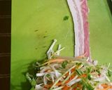 豚バラ野菜のレンジ蒸し作り方2写真