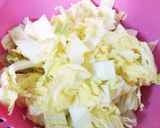 白菜とりんごの塩こんぶサラダ作り方1写真