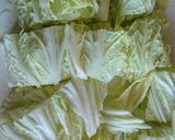 白菜とベーコンの担々風煮☆作り方1写真