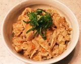 簡単リメイク♡コストコチキンの炊込みご飯作り方10写真