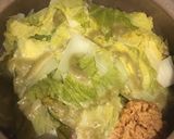 豚バラと白菜のワサビ鍋作り方4写真