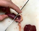 鶏肝の生姜煮作り方2写真