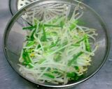 ニラとモヤシの台湾和え／ビビンパ作り方3写真