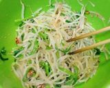 ニラとモヤシの台湾和え／ビビンパ作り方10写真
